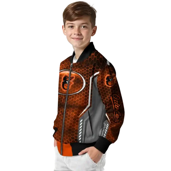customized baltimore orioles power plate orange bomber jacket trendy