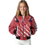 customized boston red sox chevron angles red bomber jacket best selling