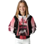 customized boston red sox mesh effect red black bomber jacket best selling