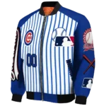 customized chicago cubs eagle baseball blue white bomber jacket best selling