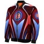 customized chicago cubs mesh chest red crocs black bomber jacket best selling