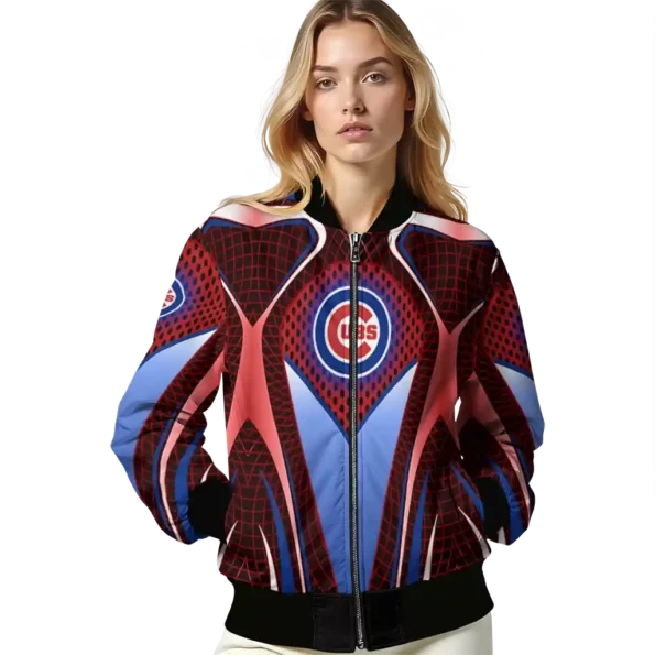 customized chicago cubs mesh chest red crocs black bomber jacket latest model