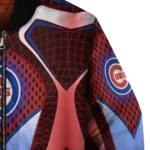 customized chicago cubs mesh chest red crocs black bomber jacket best selling