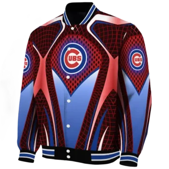 customized chicago cubs mesh chest red crocs black varsity jacket best selling