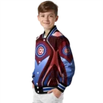 customized chicago cubs mesh chest red crocs black varsity jacket best selling