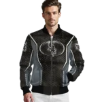 customized chicago white sox power plate black bomber jacket best selling