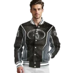 customized chicago white sox power plate black varsity jacket best selling