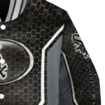 customized chicago white sox power plate black varsity jacket best selling