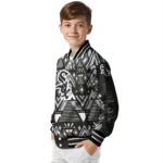 customized chicago white sox pyramid shapes black varsity jacket best selling