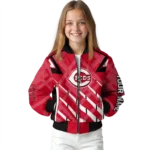 customized cincinnati reds chevron angles red bomber jacket best selling