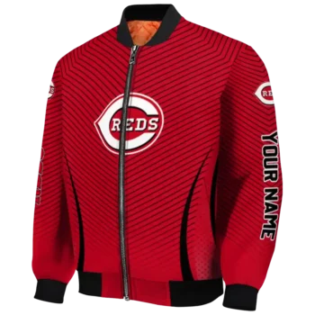 customized cincinnati reds chevron arrow red bomber jacket best selling