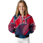 customized cleveland guardians star burst navy blue bomber jacket best selling
