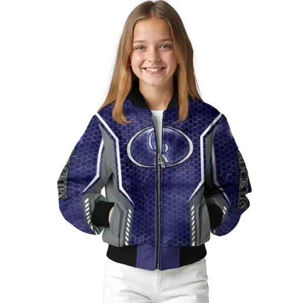 customized colorado rockies power plate blue bomber jacket top rated