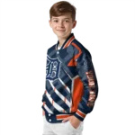 customized detroit tigers chevron angles navy varsity jacket best selling