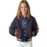 customized detroit tigers chevron arrow navy varsity jacket best selling