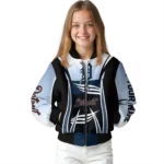 customized detroit tigers mesh effect navy black bomber jacket best selling