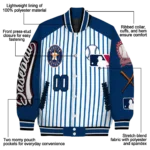 customized houston astros eagle baseball blue white varsity jacket best selling