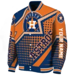 customized houston astros star burst blue varsity jacket best selling