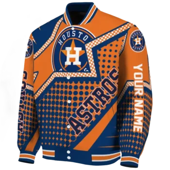 customized houston astros star burst blue varsity jacket best selling