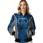 customized kansas city royals power plate royal blue bomber jacket best selling