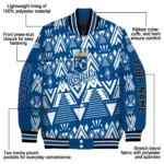 customized kansas city royals pyramid shapes royal blue varsity jacket best selling