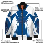 customized kansas city royals spider mark royal blue tan crocs bomber jacket best selling