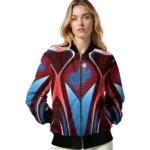 customized los angeles dodgers mesh chest red crocs black bomber jacket best selling