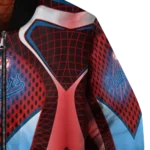 customized los angeles dodgers mesh chest red crocs black bomber jacket best selling