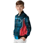 customized miami marlins power plate blue bomber jacket best selling