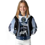 customized milwaukee brewers mesh effect navy blue black varsity jacket best selling
