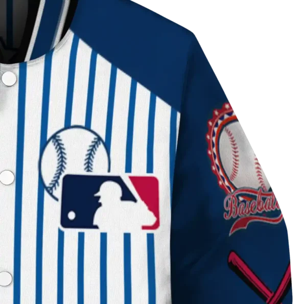 customized minnesota twins eagle baseball navy white varsity jacket premium grade