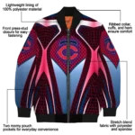 customized minnesota twins mesh chest black bomber jacket best selling