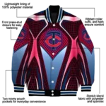 customized minnesota twins mesh chest black varsity jacket best selling