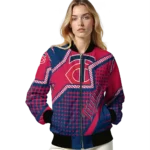 customized minnesota twins star burst navy bomber jacket best selling