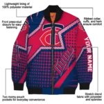 customized minnesota twins star burst navy bomber jacket best selling