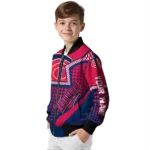 customized minnesota twins star burst navy bomber jacket best selling