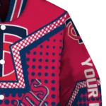 customized minnesota twins star burst navy varsity jacket best selling