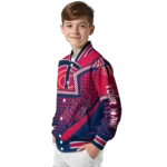 customized minnesota twins star burst navy varsity jacket best selling
