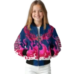 customized minnesota twins winged blaze navy white bomber jacket best selling