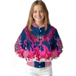 customized minnesota twins winged blaze navy white varsity jacket best selling