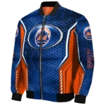 customized new york mets power plate blue bomber jacket best selling