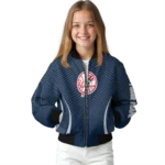 customized new york yankees chevron arrow navy bomber jacket best selling