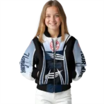 customized new york yankees mesh effect navy black bomber jacket best selling
