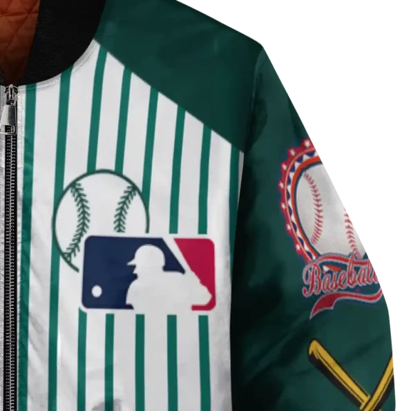 customized oakland athletics eagle baseball green white bomber jacket premium grade