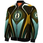 customized oakland athletics mesh chest yellow crocs black bomber jacket best selling