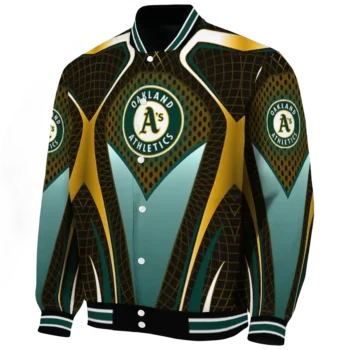 customized oakland athletics mesh chest yellow crocs black varsity jacket best selling
