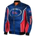 customized philadelphia phillies power plate blue bomber jacket best selling