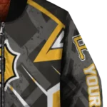 customized pittsburgh pirates chevron angles black bomber jacket best selling