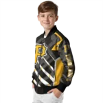 customized pittsburgh pirates chevron angles black bomber jacket best selling