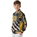 customized pittsburgh pirates chevron angles black varsity jacket best selling